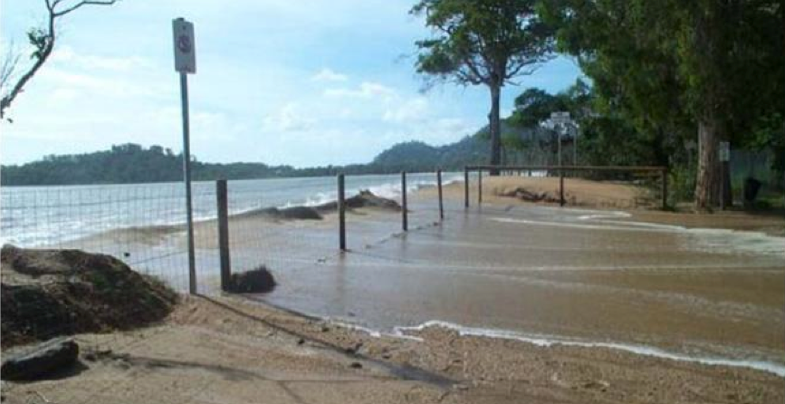 Clifton Beach Storm Surge 2005